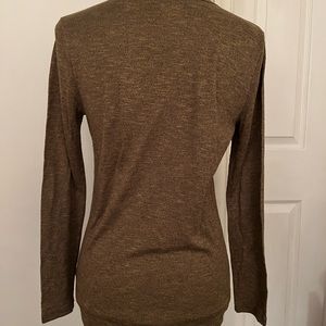 Faded Glory Brown top Size M. Barely Used. 25” from shoulder down.